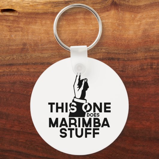 Marimba Stuff - Funny Marimba Music Sleutelhanger (Voorkant)