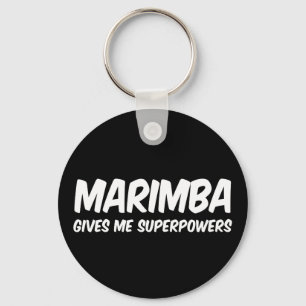 Marimba Supergrootmachten Funny Superheld Music Sleutelhanger