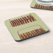 Marimba, voor- en achteruitzichten, Zuid-Afrika, v Bier Onderzetter (Linkerzijde)