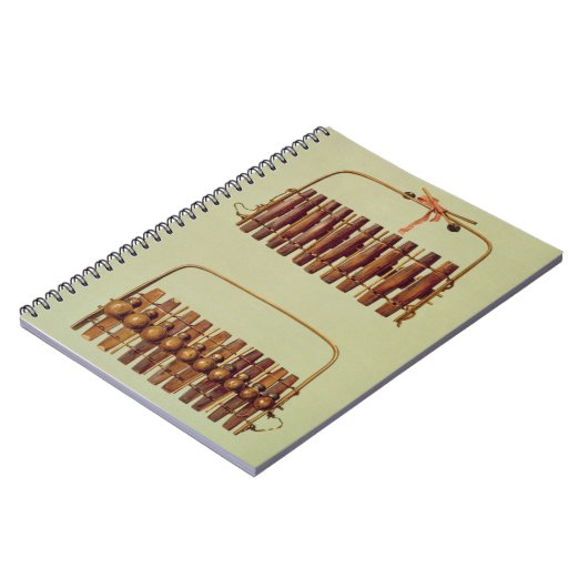 Marimba, voor- en achteruitzichten, Zuid-Afrika, v Notitieboek (Linkerzijde)