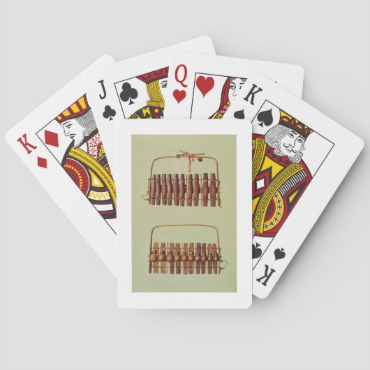 Marimba, voor- en achteruitzichten, Zuid-Afrika, v Pokerkaarten (Achterkant)