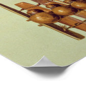 Marimba, voor- en achteruitzichten, Zuid-Afrika, v Poster (Hoek)