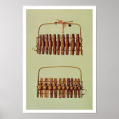 Marimba, voor- en achteruitzichten, Zuid-Afrika, v Poster (Voorkant)