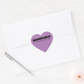 Marimbaholic Life Heart Sticker (Envelop)
