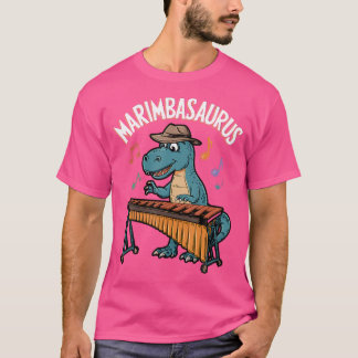 Marimbasaurus Dinosaurus Musicus Vibrafonist Trex T-shirt