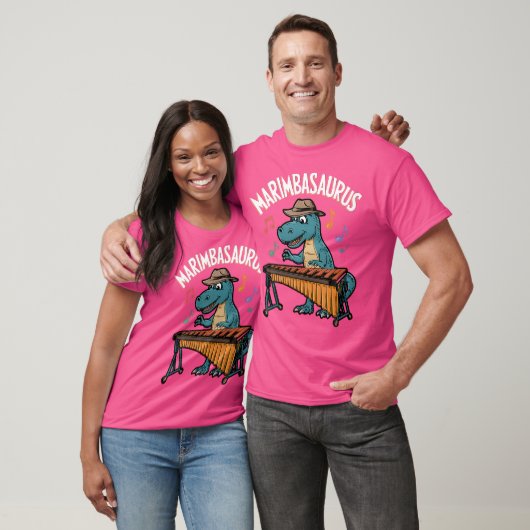 Marimbasaurus Dinosaurus Musicus Vibrafonist Trex T-shirt (Unisex)
