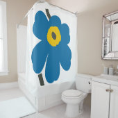 Marimekko Bleu Design Douchegordijn (In situ)