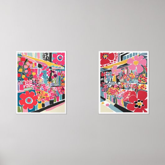 Marimekko Bloem Print vet maximalisme set 2 (Voorkant)