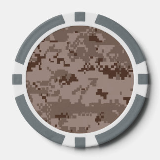 Marin Corps MARPAT Woestijn Camouflage Poker Chips