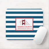 Marin County Genealogy Logo Muismat (Met muis)