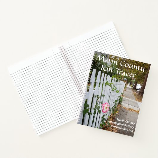 Marin County Genealogy Notebook Notitieboek (Binnen)