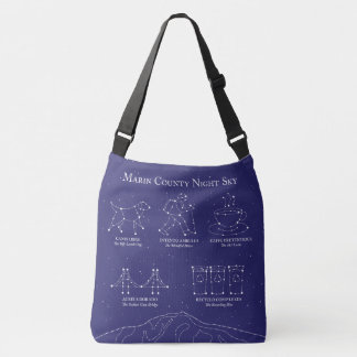 Marin County Nachtelijke Hemel Grote Cross Body Ta Crossbody Tas