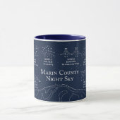 Marin County Night Sky 11 oz mug blue Mok (Midden)