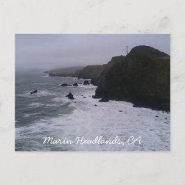 Marin Headlands, CA-briefkaart Briefkaart