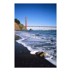 Marin Headlands, Golden Gate Bridge; San Foto Afdruk