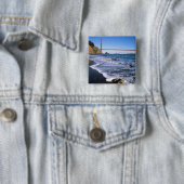 Marin Headlands, Golden Gate Bridge; San Vierkante Button 5,1 Cm (In situ)