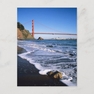 Marin Headlands, Golden Gate-brug; San Briefkaart