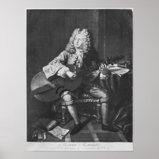 Marin Marais, 1704 Poster (Voorkant)