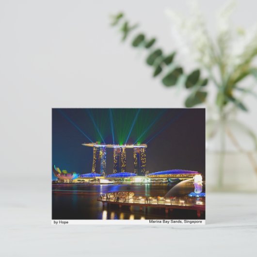 Marina Bay Sands Briefkaart (Staand voorkant)