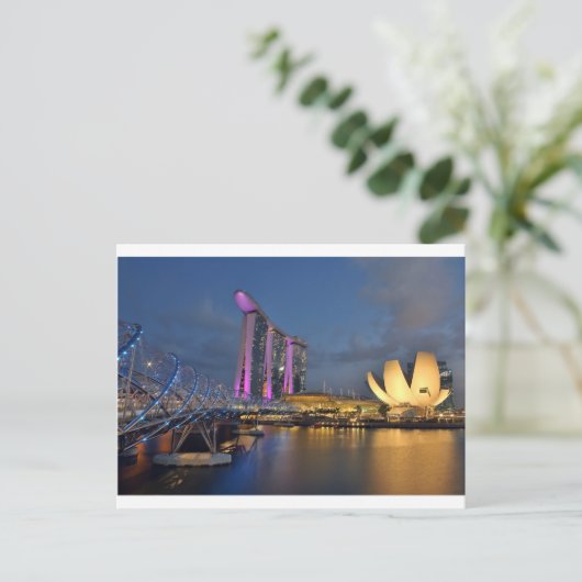 Marina Bay Sands luxe hotel Singapore Briefkaart (Staand voorkant)