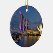 Marina Bay Sands luxe hotel Singapore Keramisch Ornament (Rechts)