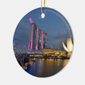 Marina Bay Sands luxe hotel Singapore Keramisch Ornament (Links)