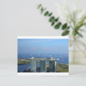 Marina Bay Sands luxe schip gevormde hotel Briefkaart (Staand voorkant)