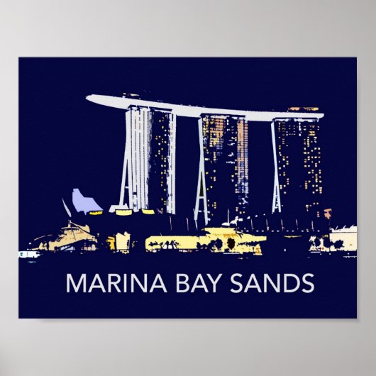 Marina Bay Sands Poster (Voorkant)