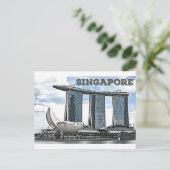 Marina Bay Sands - Singapore Briefkaart (Staand voorkant)