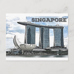 Marina Bay Sands - Singapore Briefkaart