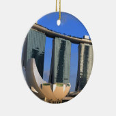 Marina Bay Sands Singapore Keramisch Ornament (Rechts)
