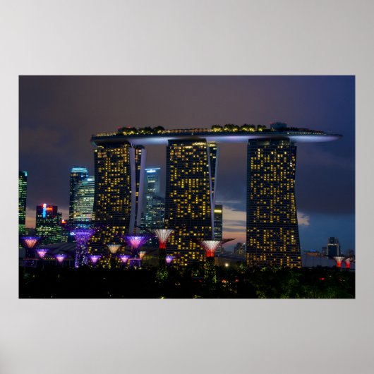 Marina Bay Sands Singapore Poster (Voorkant)