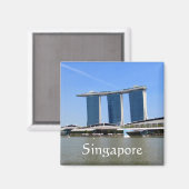 marina bay singapore magneet (Voorkant / Achterkant)