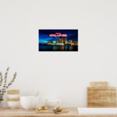 Marina Bay - Singapore Poster (Keuken)