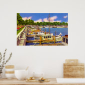 Marina bij Fort Myers, Florida Poster (Keuken)