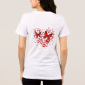 Marina Blue Vochtwerend Prestatie T-shirt voor A (Achterkant)