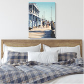 Marina Boat Dock Canvas Print (Insitu (Slaapkamer))