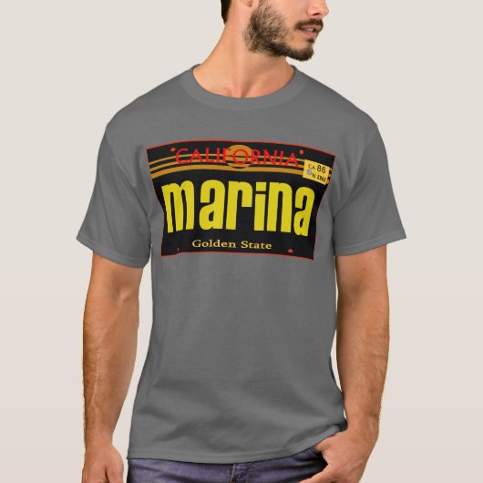 Marina,Ca — T-Shirt (Voorkant)