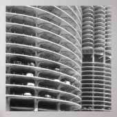 Marina City Chicago Poster (Voorkant)