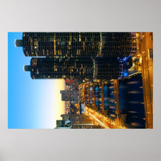 Marina City Chicago Poster