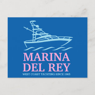 Marina Del Ray Briefkaart