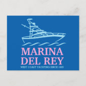 Marina Del Ray Briefkaart (Voorkant)