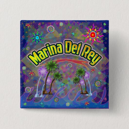 Marina Del Ray Noble Voyage Button (Voorkant)