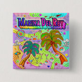 Marina Del Ray Vacation Target Button (Voorkant)