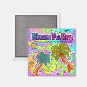 Marina Del Ray Vacation Target Magnet (Voorkant / Achterkant)