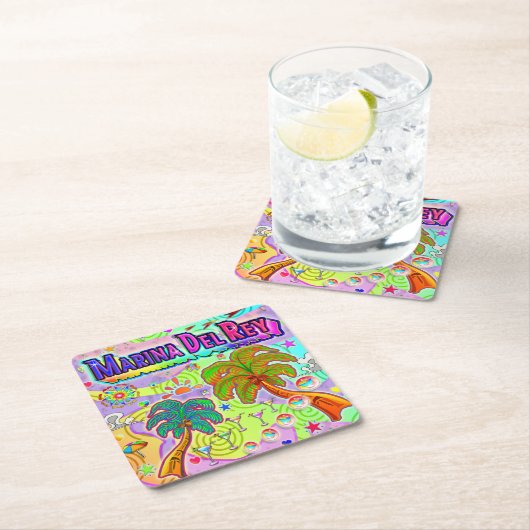 Marina Del Ray Vacation Target Onderzetter (Insitu)