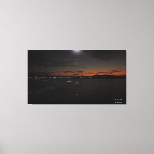 Marina del Rey 2012 Canvas Afdruk (Voorkant)