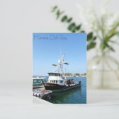 Marina Del Rey Boat Briefkaart! Briefkaart (Staand voorkant)