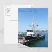 Marina Del Rey Boat Briefkaart! Briefkaart (Voorkant / Achterkant)