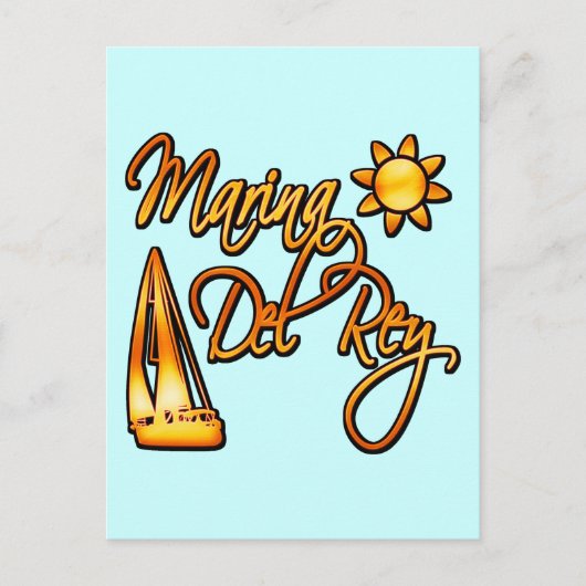 Marina Del Rey Briefkaart (Voorkant)